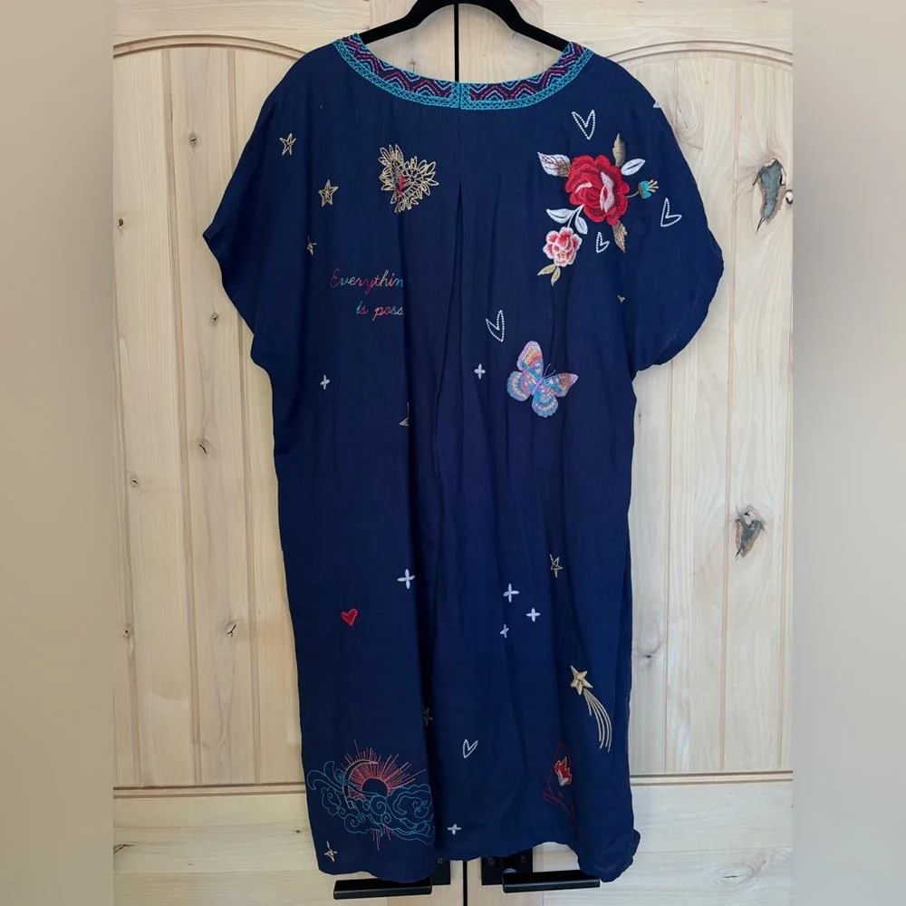 Johnny Was Flawed Dress Tunic Flaws - Picture 2 of 16